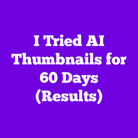 I Tried AI Thumbnails for 60 Days (Results)