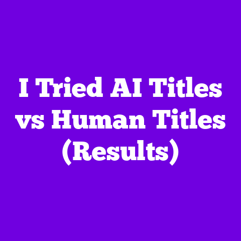 I Tried AI Titles vs Human Titles (Results)