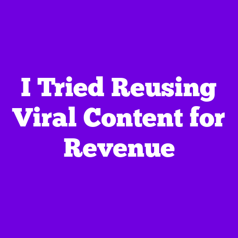 I Tried Reusing Viral Content for Revenue