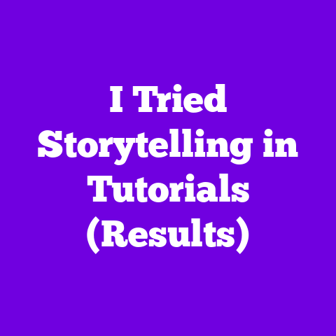 I Tried Storytelling in Tutorials (Results)