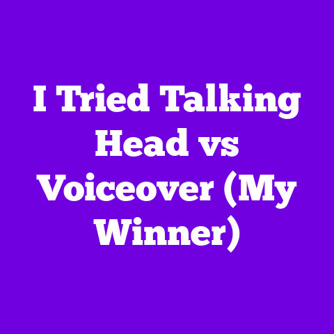 I Tried Talking Head vs Voiceover (My Winner)