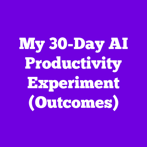 My 30-Day AI Productivity Experiment (Outcomes)
