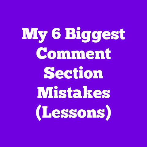 My 6 Biggest Comment Section Mistakes (Lessons)