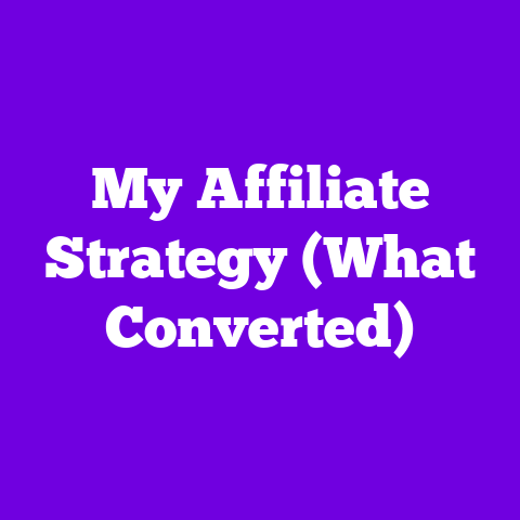 My Affiliate Strategy (What Converted)