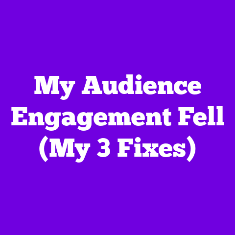 My Audience Engagement Fell (My 3 Fixes)