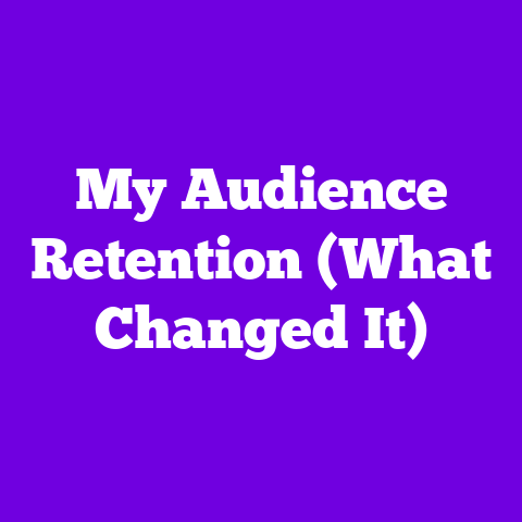 My Audience Retention (What Changed It)
