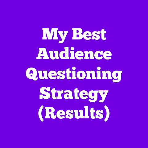My Best Audience Questioning Strategy (Results)