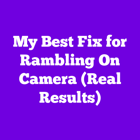 My Best Fix for Rambling On Camera (Real Results)