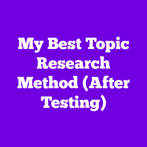 My Best Topic Research Method (After Testing)