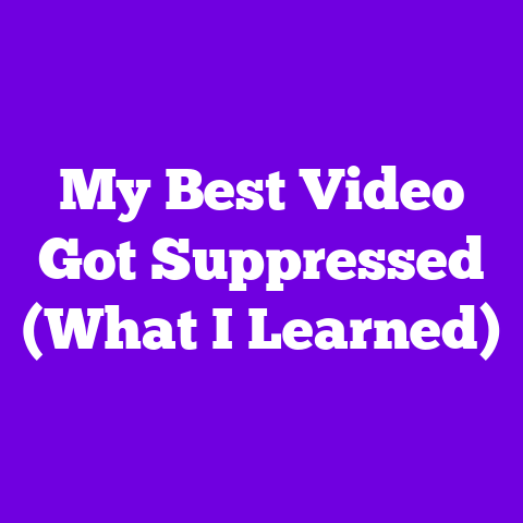 My Best Video Got Suppressed (What I Learned)