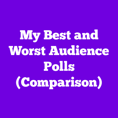 My Best and Worst Audience Polls (Comparison)