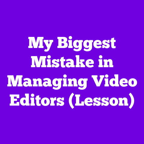 My Biggest Mistake in Managing Video Editors (Lesson)