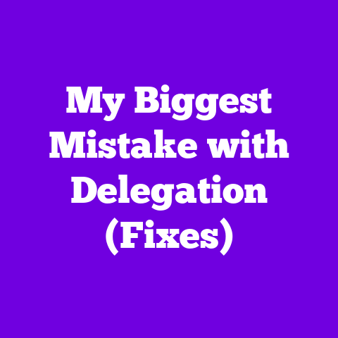 My Biggest Mistake with Delegation (Fixes)