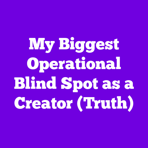My Biggest Operational Blind Spot as a Creator (Truth)