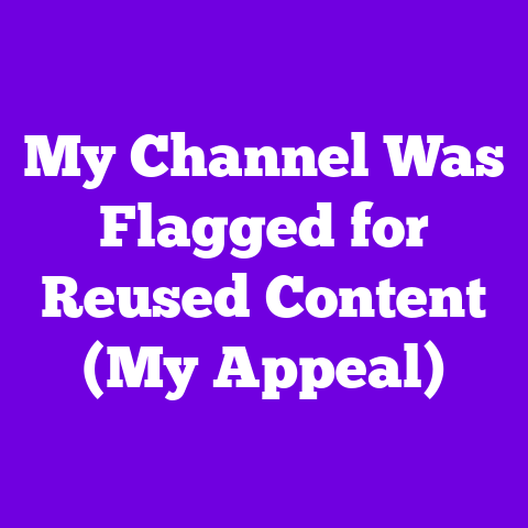 My Channel Was Flagged for Reused Content (My Appeal)