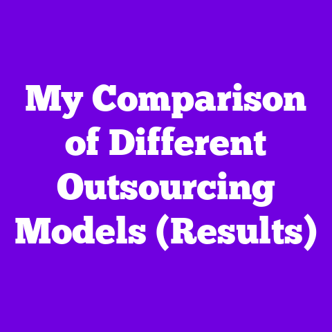 My Comparison of Different Outsourcing Models (Results)