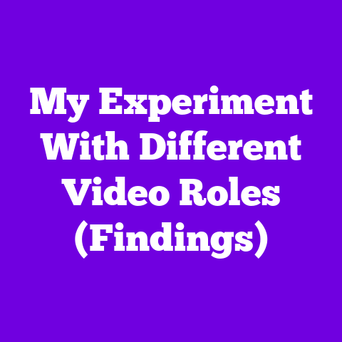 My Experiment With Different Video Roles (Findings)