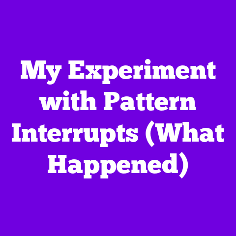 My Experiment with Pattern Interrupts (What Happened)