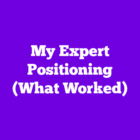 My Expert Positioning (What Worked)