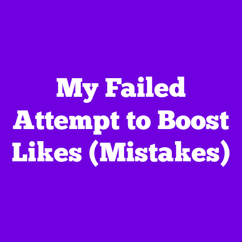 My Failed Attempt to Boost Likes (Mistakes)