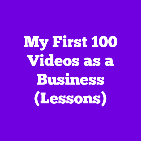 My First 100 Videos as a Business (Lessons)