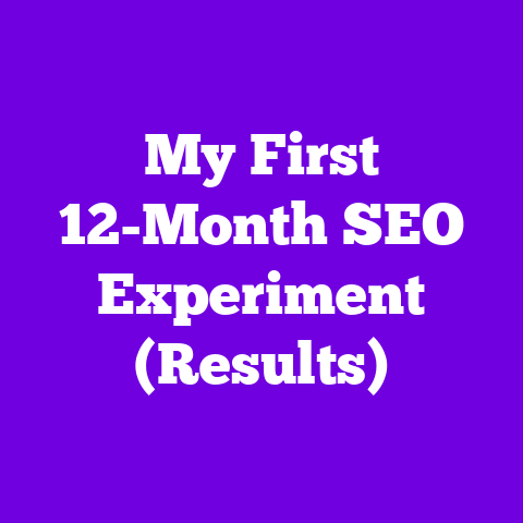 My First 12-Month SEO Experiment (Results)