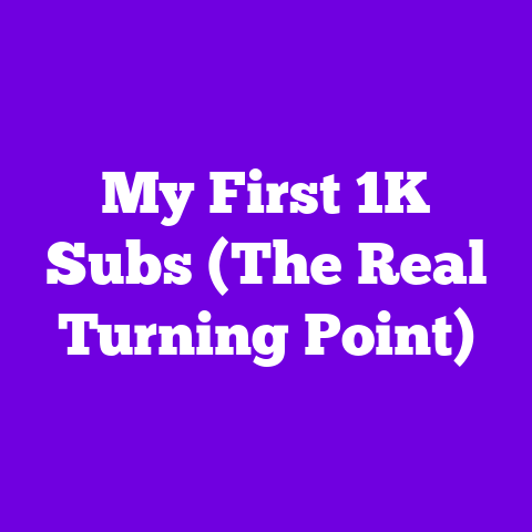 My First 1K Subs (The Real Turning Point)