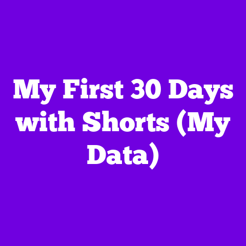 My First 30 Days with Shorts (My Data)