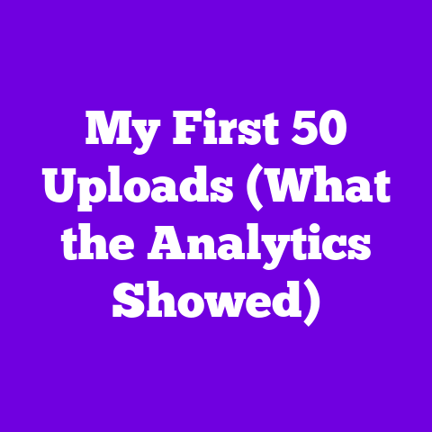 My First 50 Uploads (What the Analytics Showed)