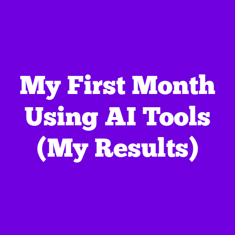 My First Month Using AI Tools (My Results)