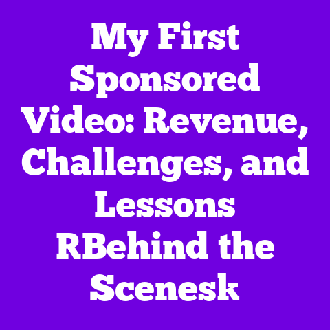 My First Sponsored Video: Revenue, Challenges, and Lessons [Behind the Scenes]