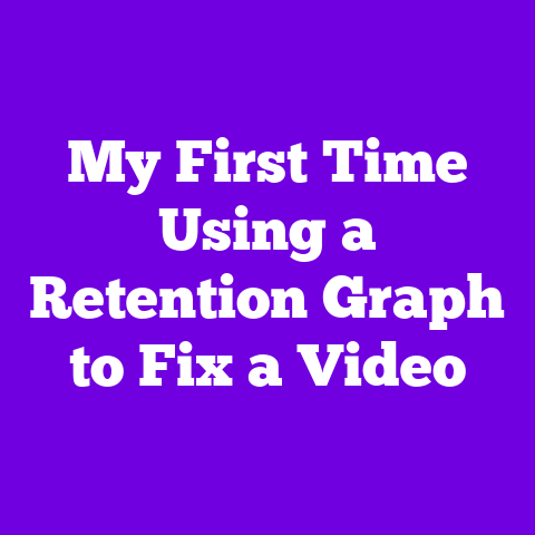 My First Time Using a Retention Graph to Fix a Video