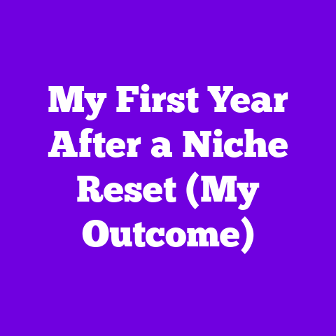My First Year After a Niche Reset (My Outcome)