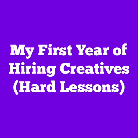 My First Year of Hiring Creatives (Hard Lessons)
