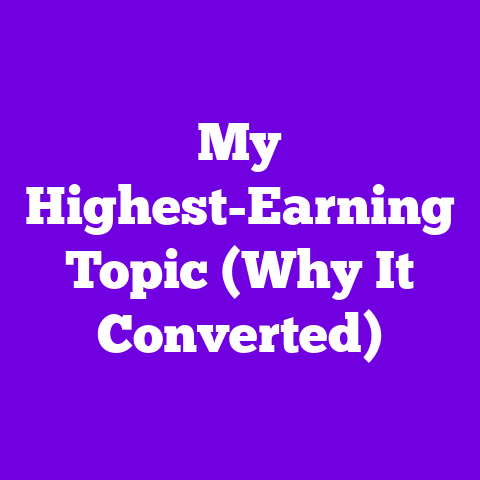 My Highest-Earning Topic (Why It Converted)