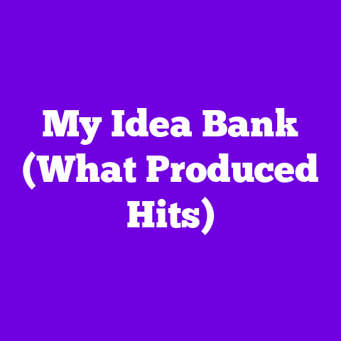 My Idea Bank (What Produced Hits)