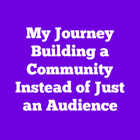 My Journey Building a Community Instead of Just an Audience