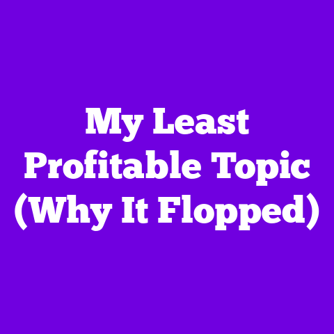 My Least Profitable Topic (Why It Flopped)