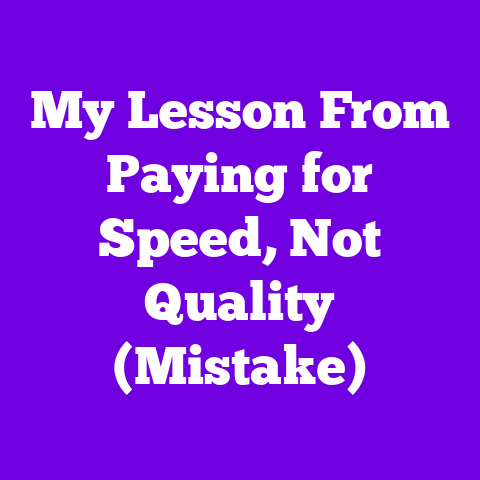 My Lesson From Paying for Speed, Not Quality (Mistake)