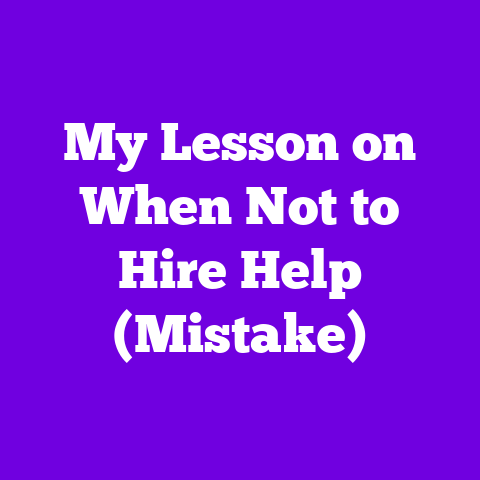 My Lesson on When Not to Hire Help (Mistake)