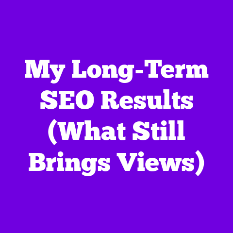 My Long-Term SEO Results (What Still Brings Views)
