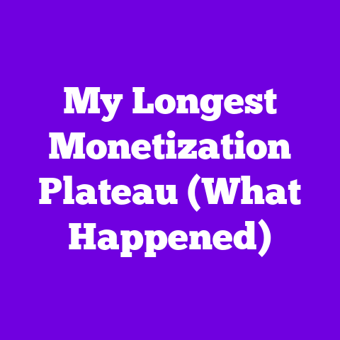 My Longest Monetization Plateau (What Happened)