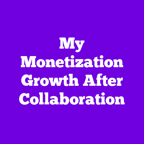 My Monetization Growth After Collaboration