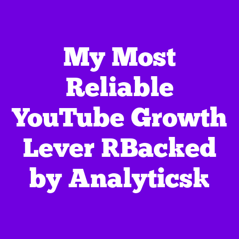 My Most Reliable YouTube Growth Lever [Backed by Analytics]