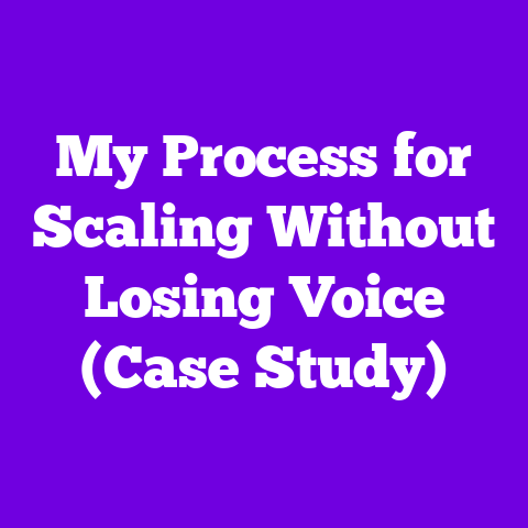 My Process for Scaling Without Losing Voice (Case Study)