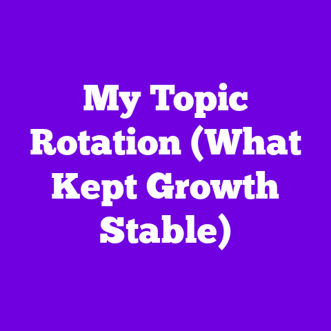 My Topic Rotation (What Kept Growth Stable)