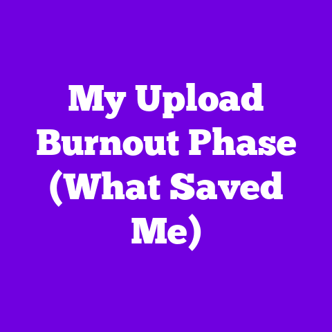 My Upload Burnout Phase (What Saved Me)