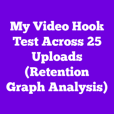 My Video Hook Test Across 25 Uploads (Retention Graph Analysis)