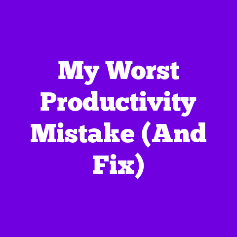 My Worst Productivity Mistake (And Fix)