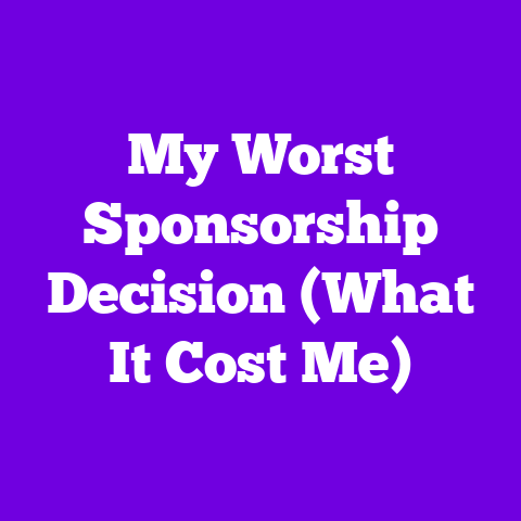 My Worst Sponsorship Decision (What It Cost Me)